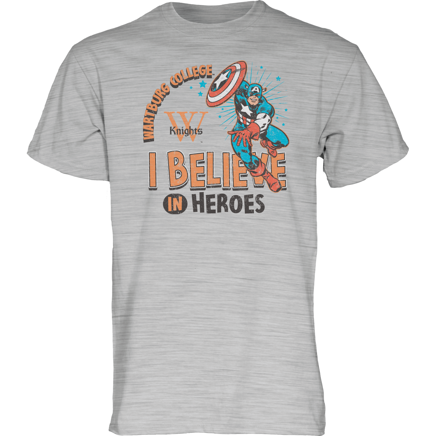 Captain Hero Heather Gray Tee