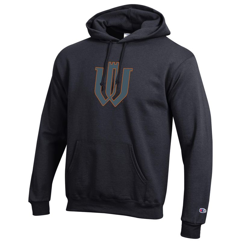 Champion Power Blend Fleece Hood New "W"