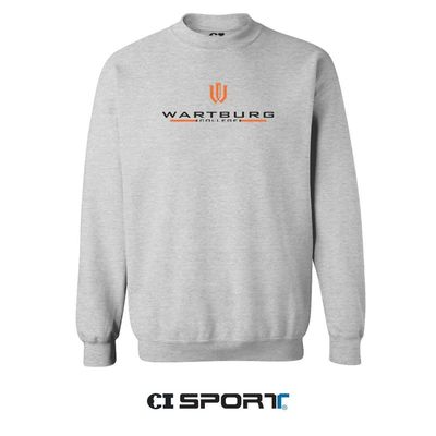 C I Sport Crewneck Embroidered SWT Ash