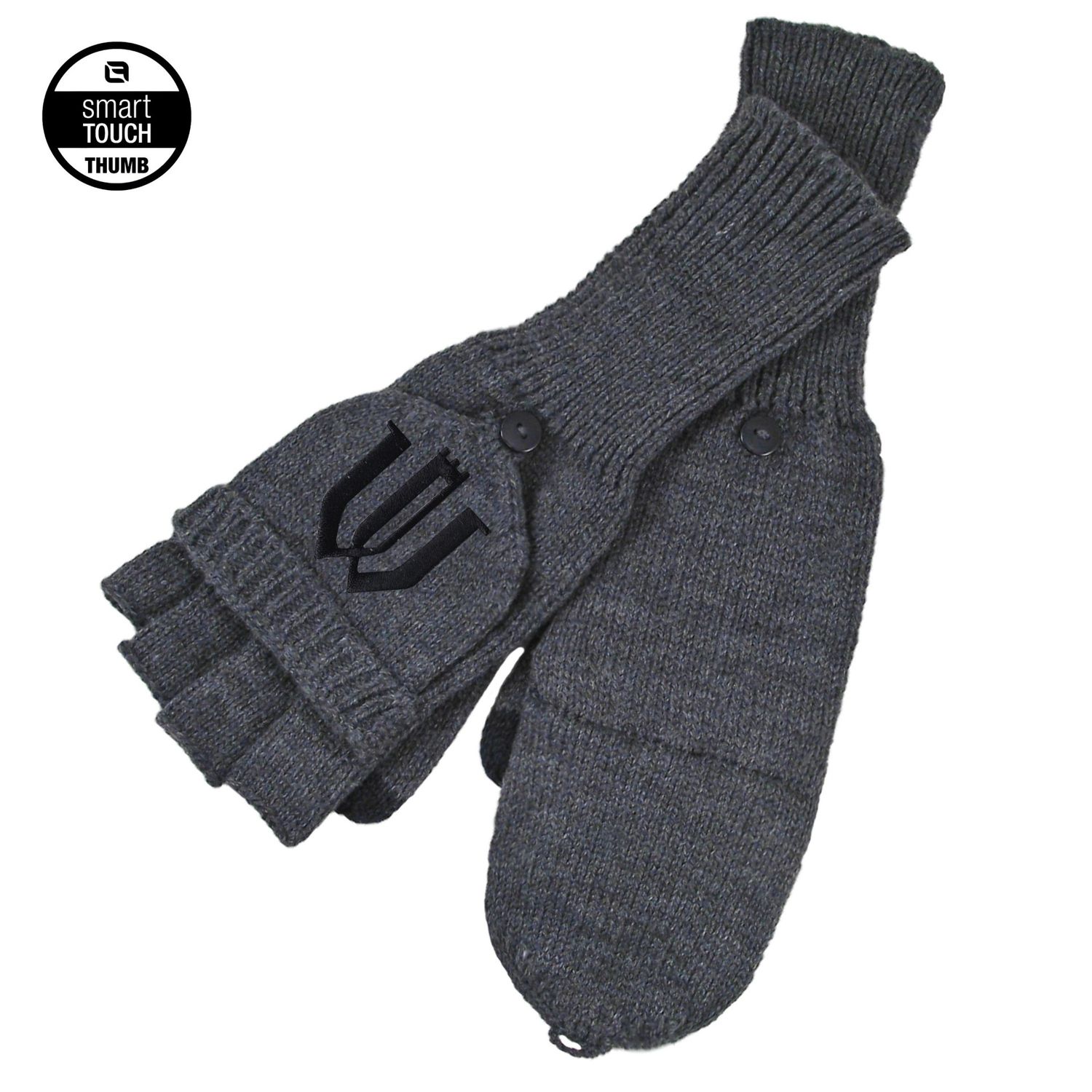 LogoFit Escanaba Knit Flip-Top Mitten