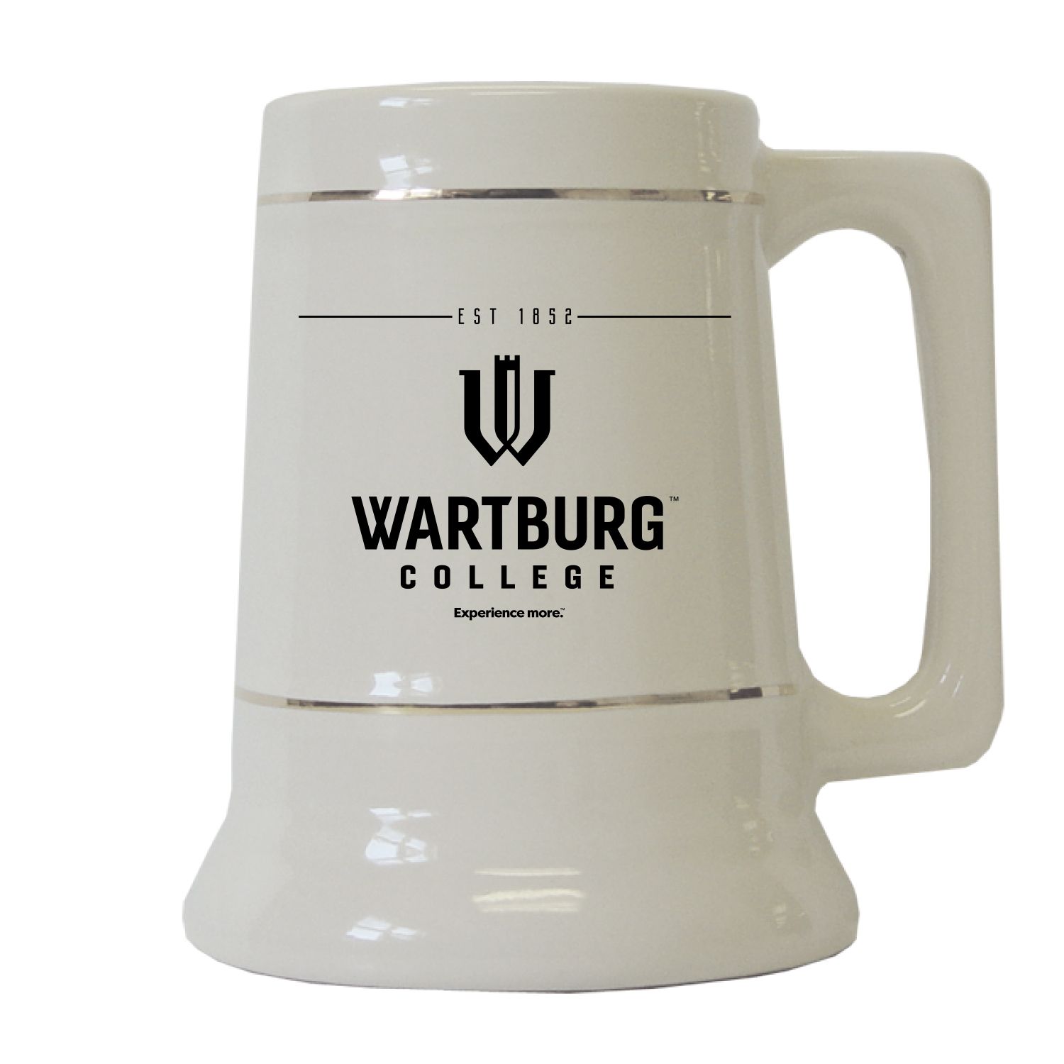 24oz Off White Stein