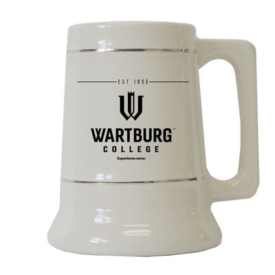 24oz Off White Stein