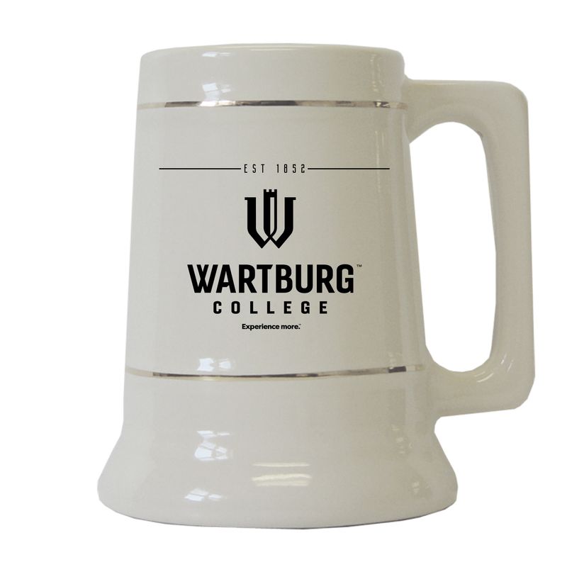 24oz Off White Stein