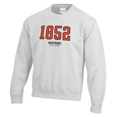 Big Cotton Tumbled Crew- Iced Heather