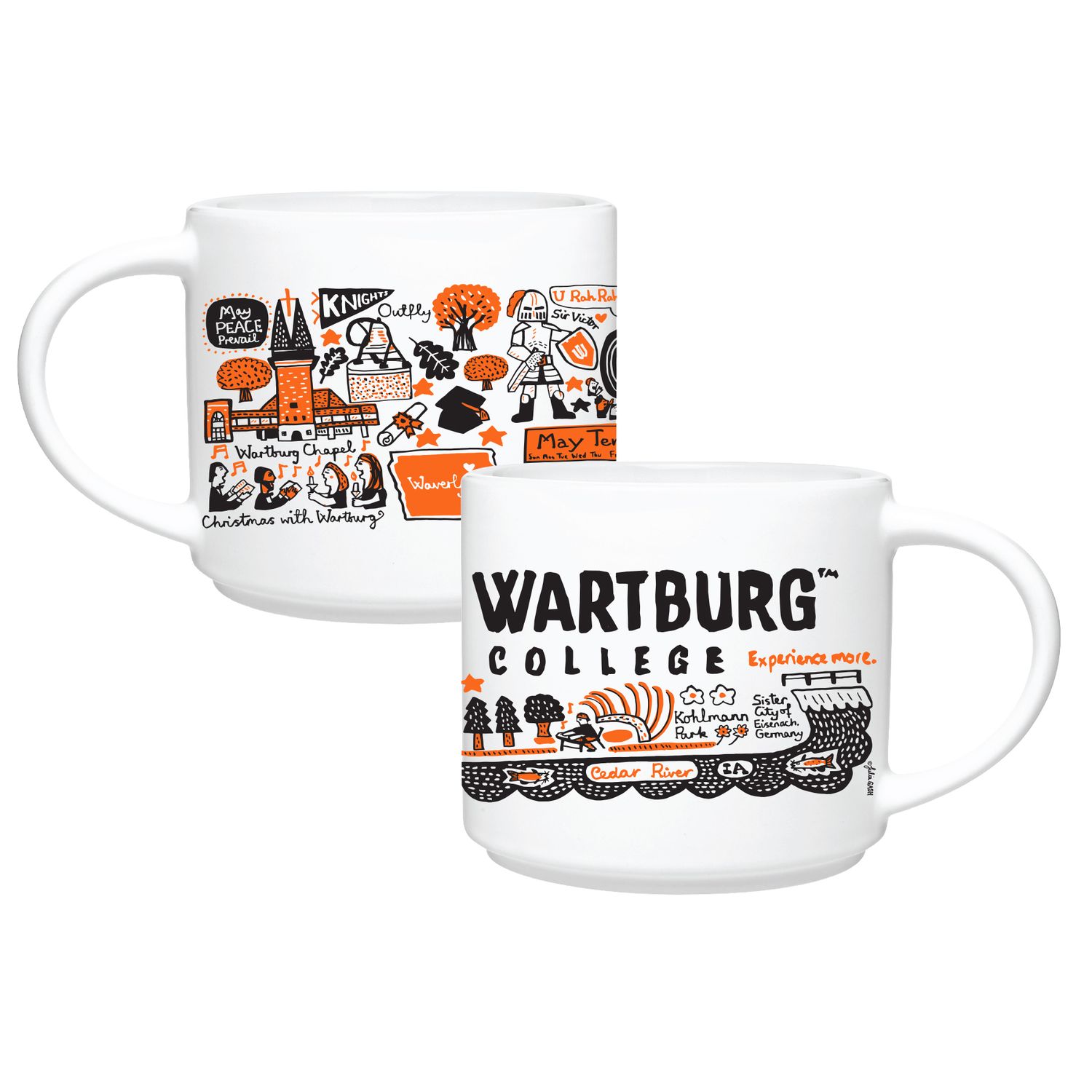 JG 16oz Matte White Rivera Mug
