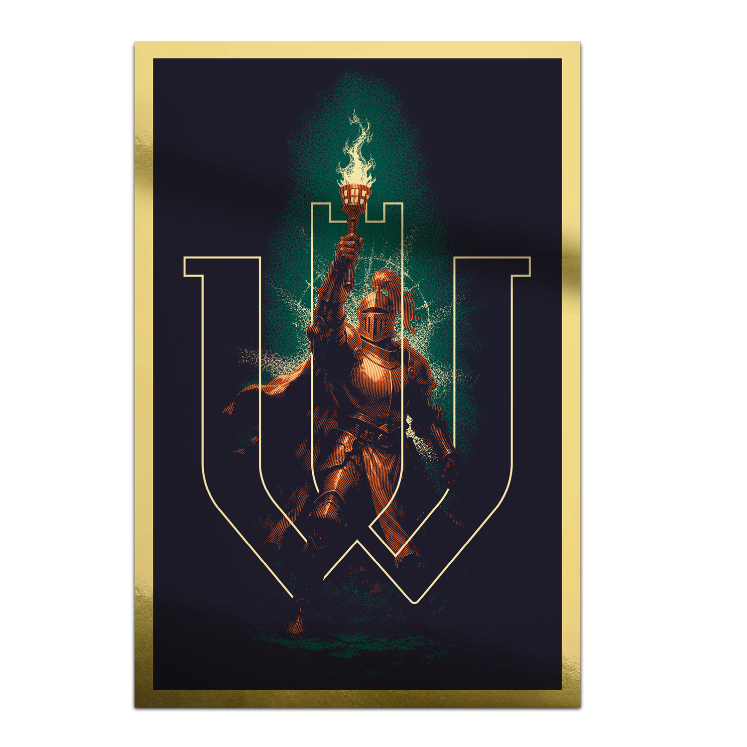 Homecoming 2026 Gold Foil Art Print