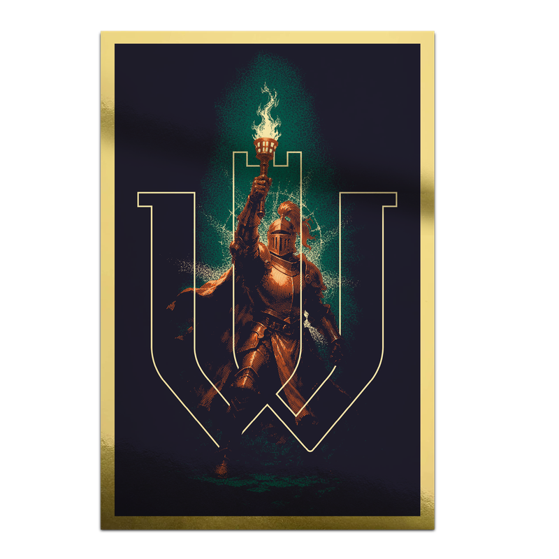 Homecoming 2026 Gold Foil Art Print