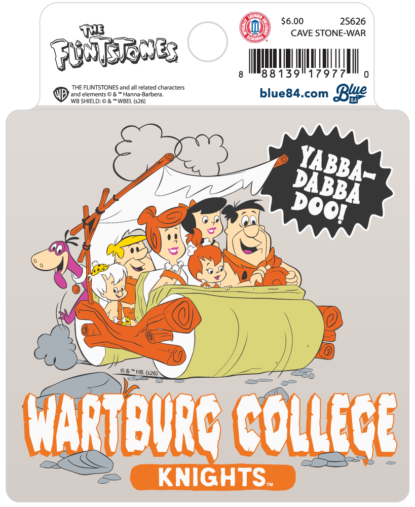 Blue 84 Wartburg Cartoon Stickers