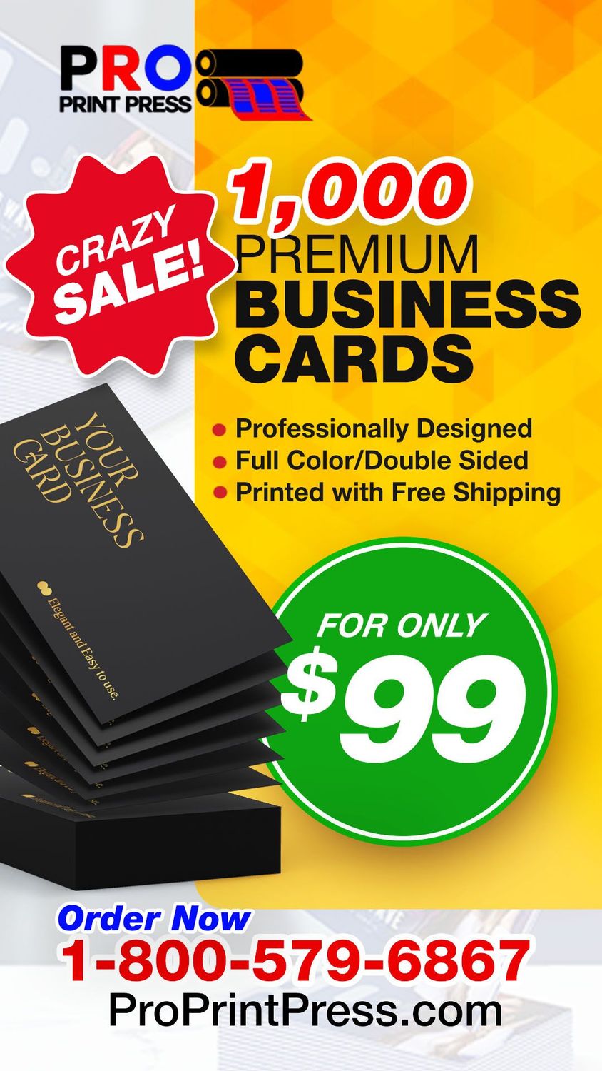 1000 Premium Business Cards