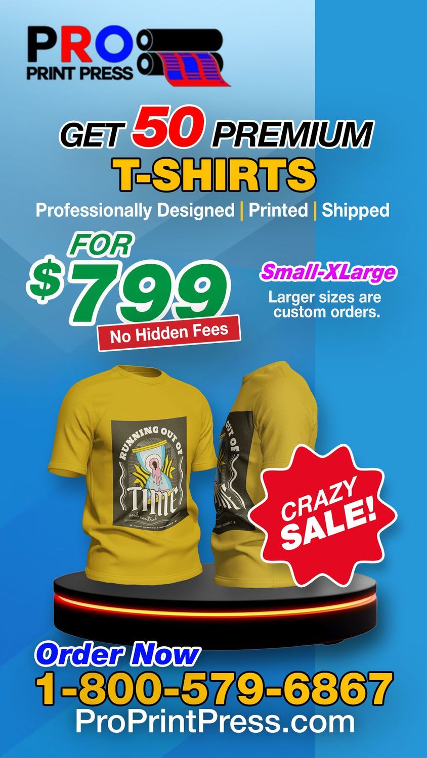 50 Premium T-Shirts