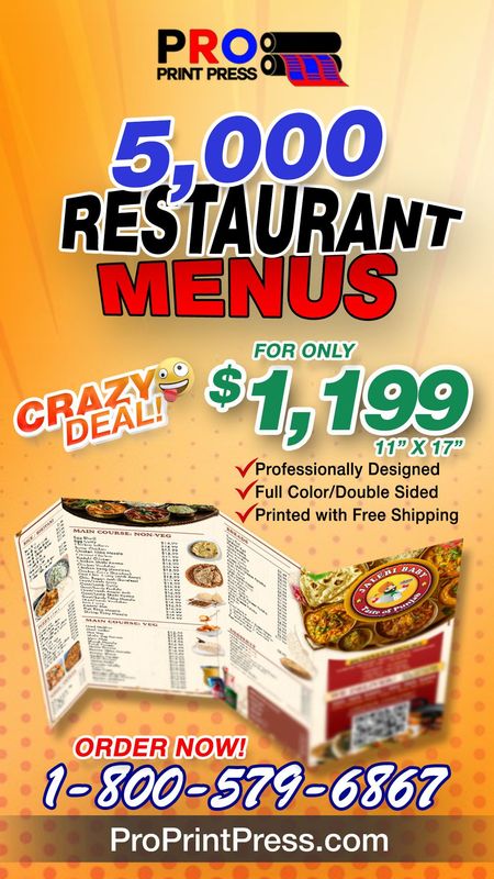 5000 Crazy Deals Restaurant Menu 5000 Crazy Deals Restaurant Menu