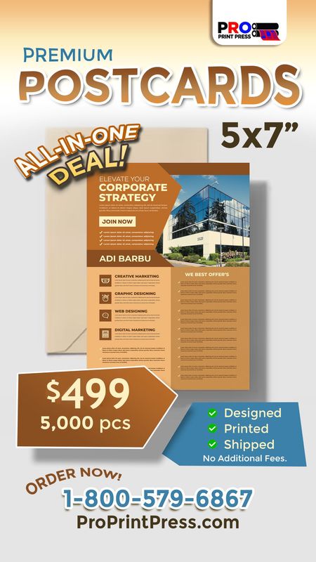 Premium  Post Cards 5000pcs   5x7