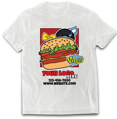 Burger T-Shirt KN Templates 14