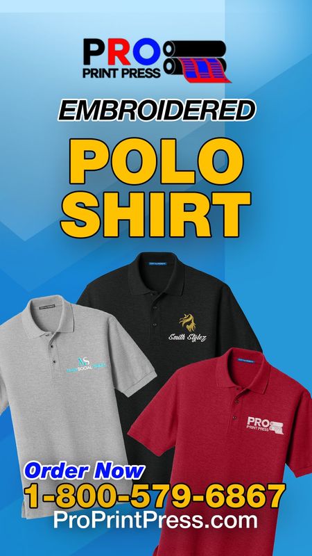 Embroidered Polo Shirt