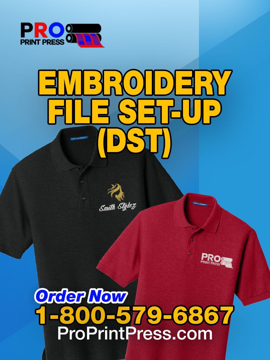 Embroidery File Set-up (DST)