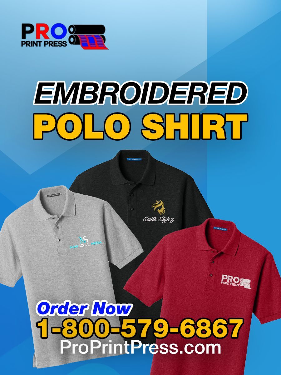Embroidered Polo Shirt