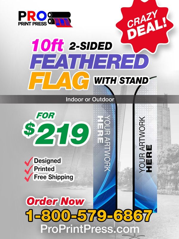 Feathered Flag