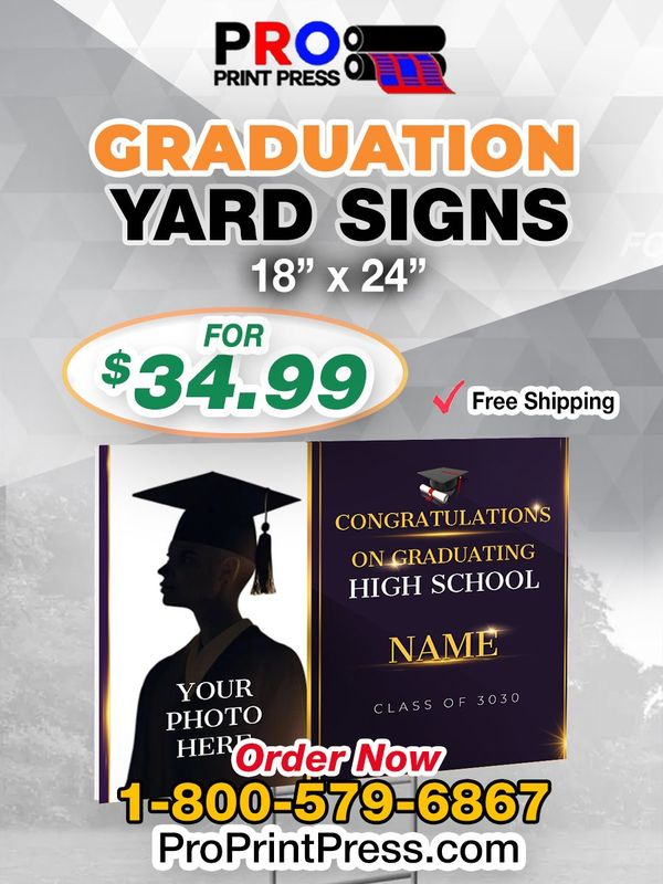 Graduation Yard Sign