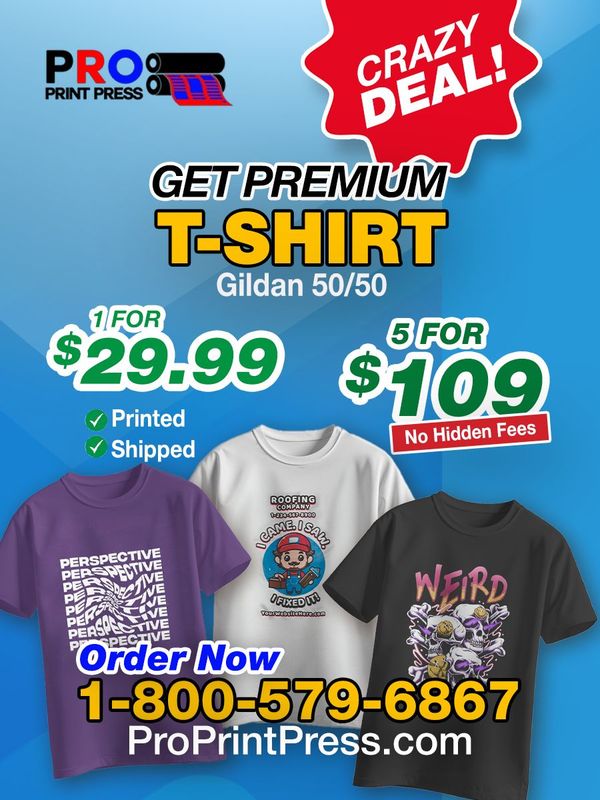 Premium T-Shirt Gildan 50/50