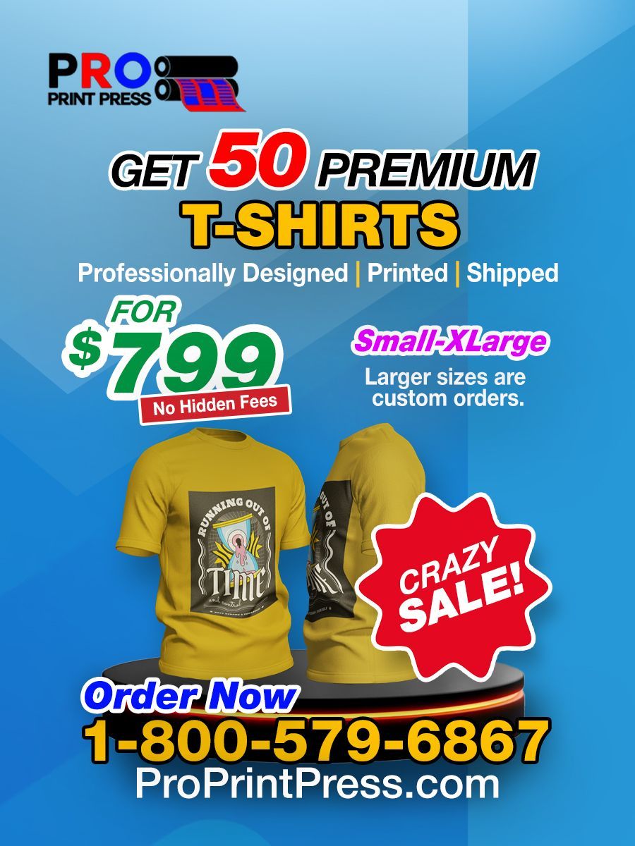 50 Premium T-Shirts