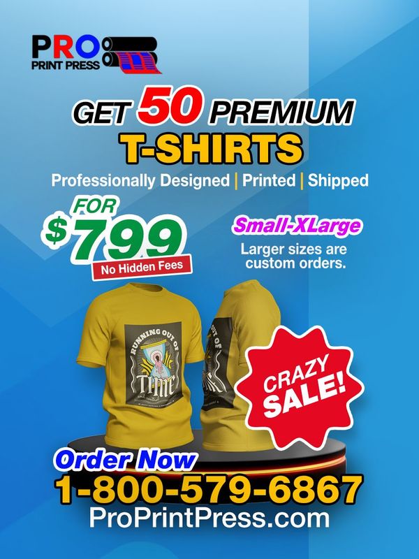 50 Premium T-Shirts