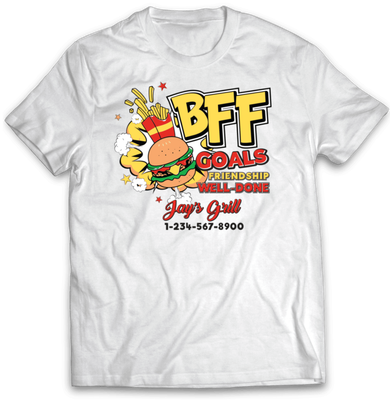 Burgers & Fries T-Shirt AB Templates 3