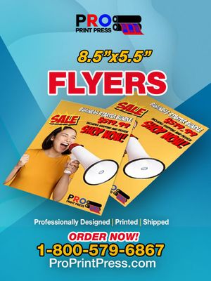 8.5"x5.5" Flyers