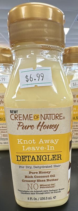 Cream of nature knot away leave in Detangler