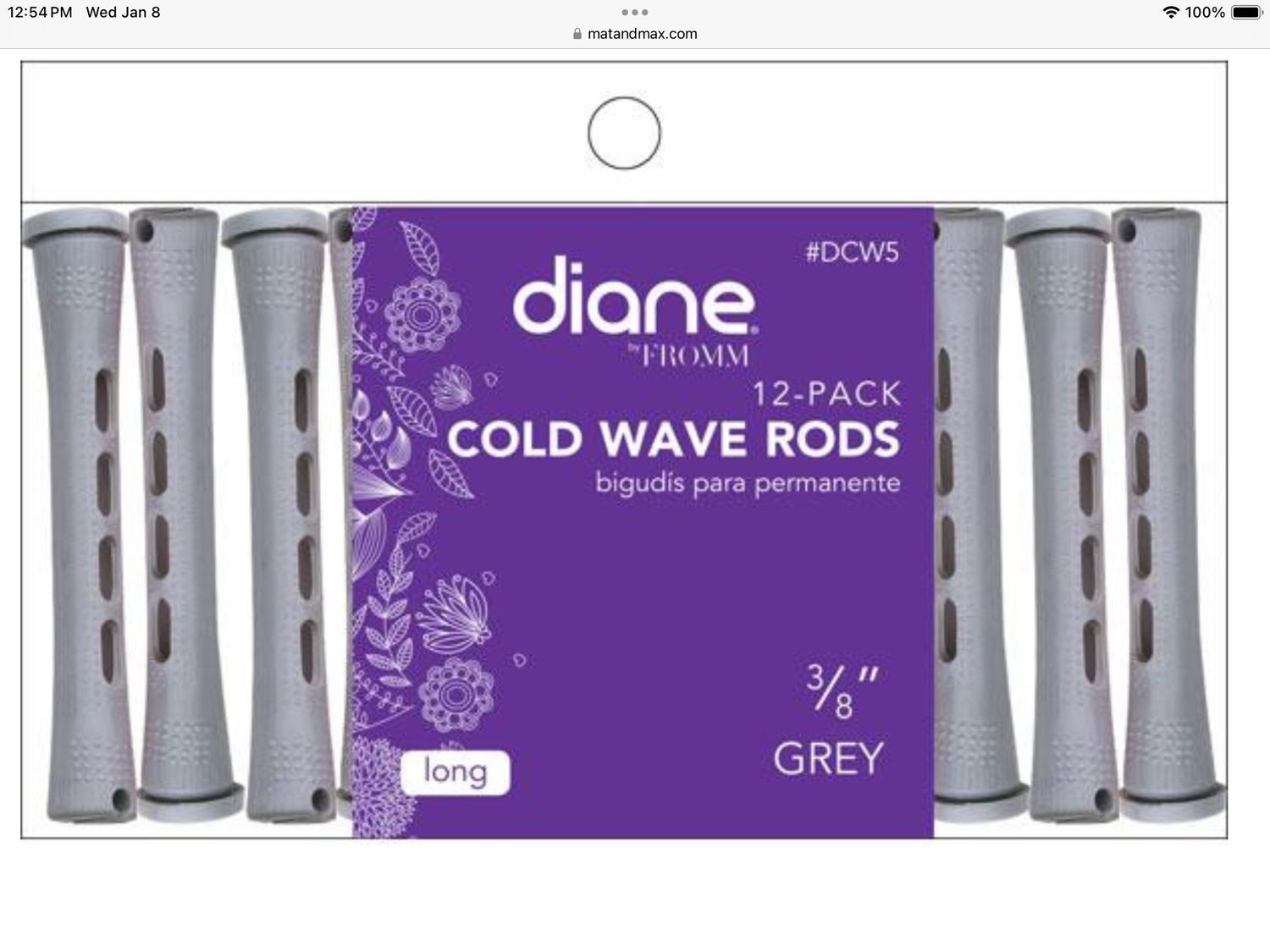 12- pack 3/8” Cold Wave Rods