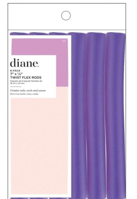 6- pack 7” x 7/8” Twist Flex rods