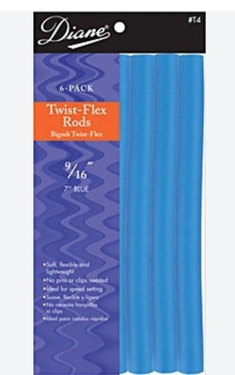 6- pack 7” x 9/16 “ Twist flex rods