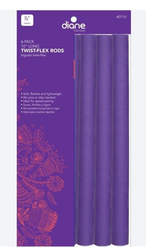 6-pack 10” x 7/8” Twist Flex Rods