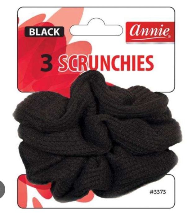 Annie Scrunches 3Ct Black