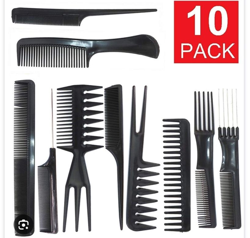 Assorted Comb Set 10-pack