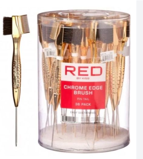 Chrome Edge Brush Pin Tail
