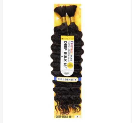 FreeTress Human Hair Deep Bulk 18”