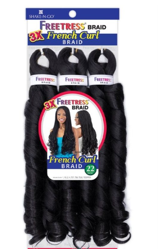 FB 3X French Curl Braid 22”
