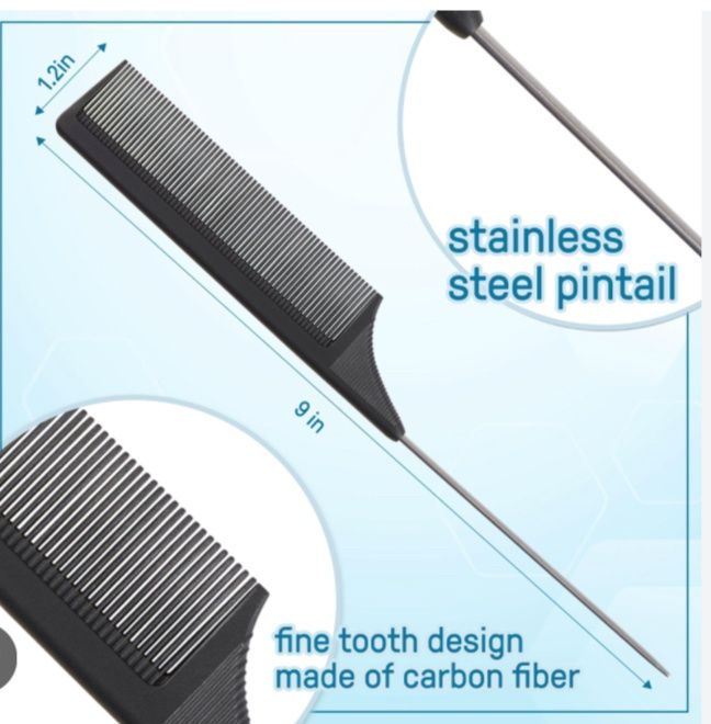 G1277J MX Carbon PIN Tail Comb