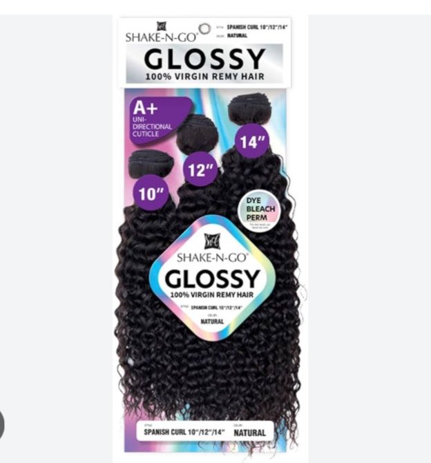 Glossy Spanish Curl 14”/16”/18”