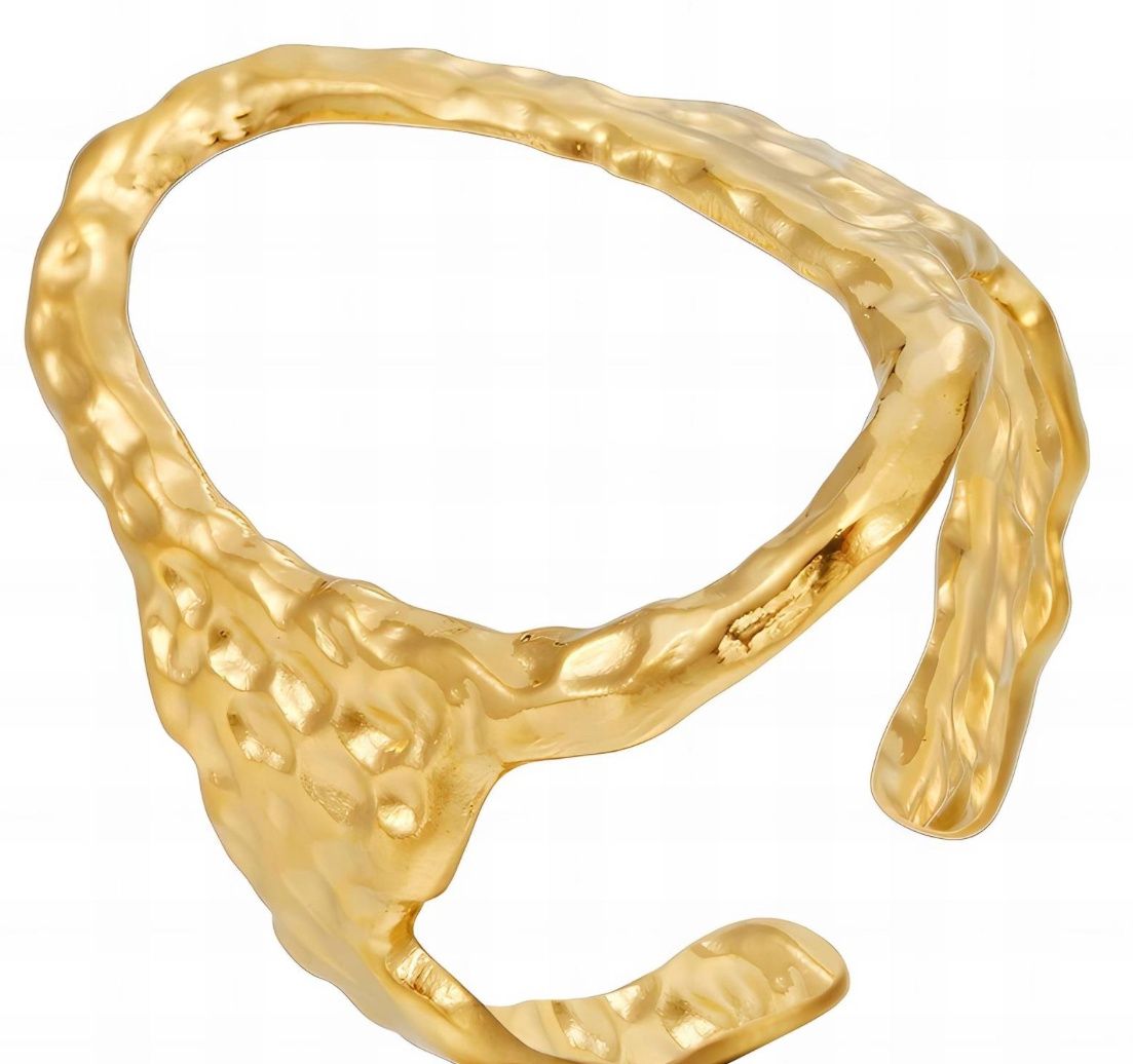 Gold Circle Ring 87101