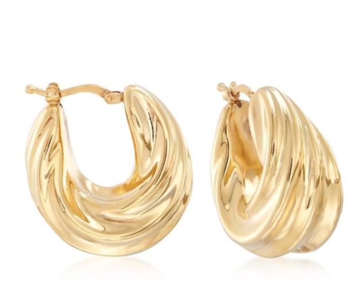 Gold Earrings 89338