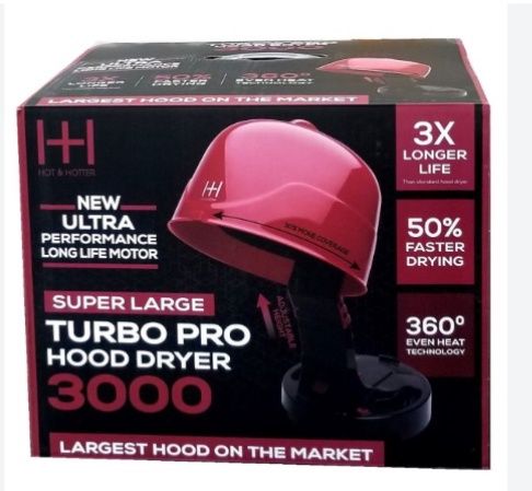 H&amp;H Super Large Turbo Pro Hood Dryer 3000