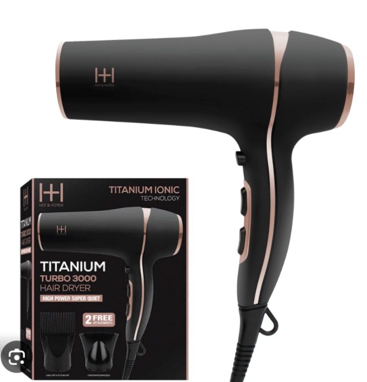 H&amp;H Titanium Turbo 3000 Hair Dryer
