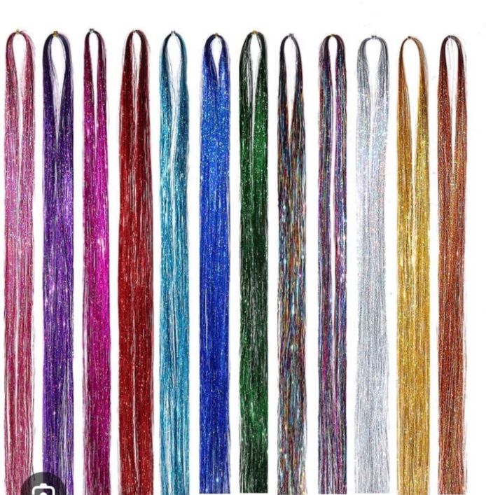 Hair Tinsel Multi Color