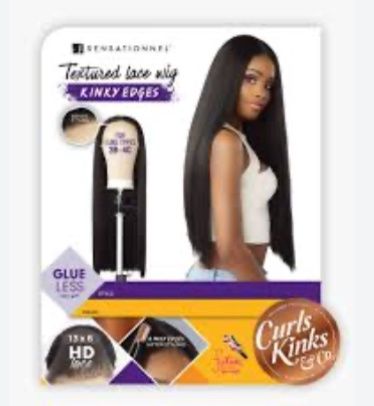 KINKY EDGE 13x6 KINKY SILK PRESSED 26”