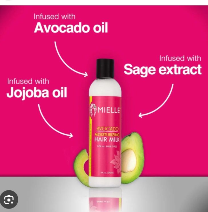 MIELLE MOIST AVOCDO HR MILK 8OZ