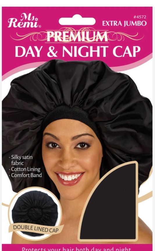 Ms. Remi Deluxe Jumbo Day and Night Cap X-Jb Black