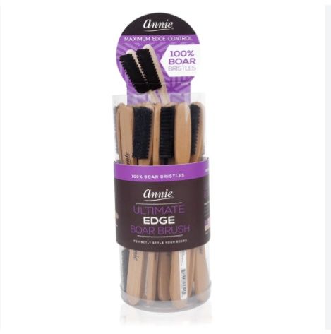 Annie Ultimate Edge Brush 100% Boar Bristle 24ct