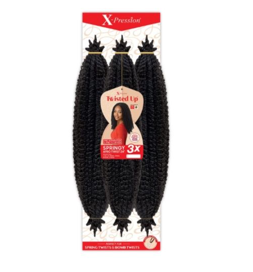 X-PRESSION - TWISTED UP - SPRINGY AFRO TWIST