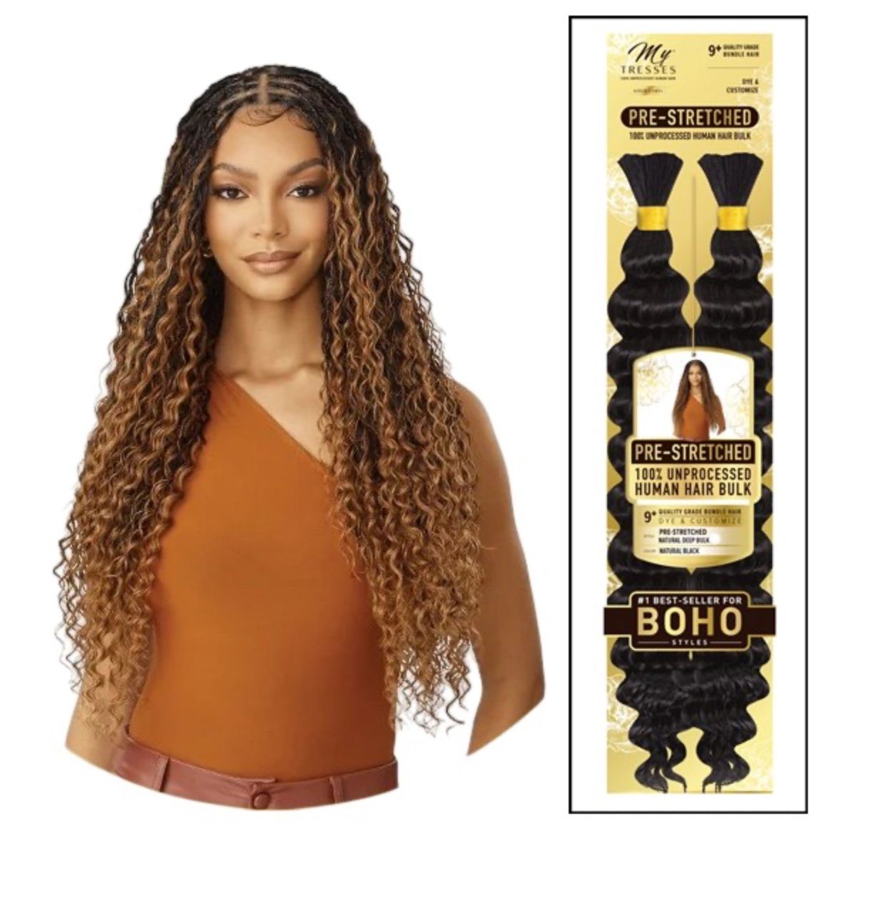 MYTRESSES-GOLD LABEL-PRESTRETCHED NATURAL DEEP BULK 18"
